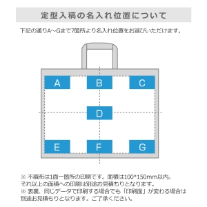 名入れ不織布袋 中横サイズ 厚手ベーシックトート  マチ有タイプ